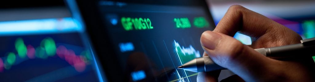 Person drew a graph with a pen